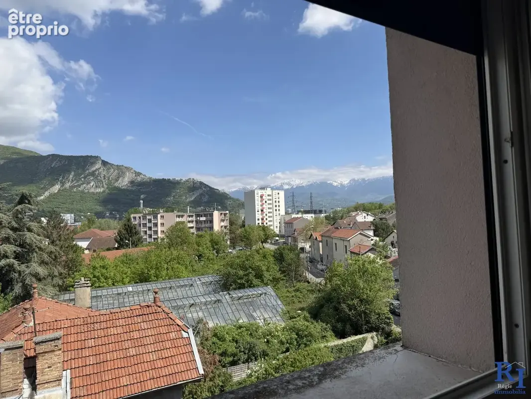 Vue depuis l'appartement : Chartreuse-Belledonne