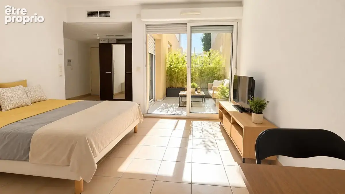 Alpes maritimes (06) - beausoleil a vendre studio avec terrasse + place de parking moto - photo 8