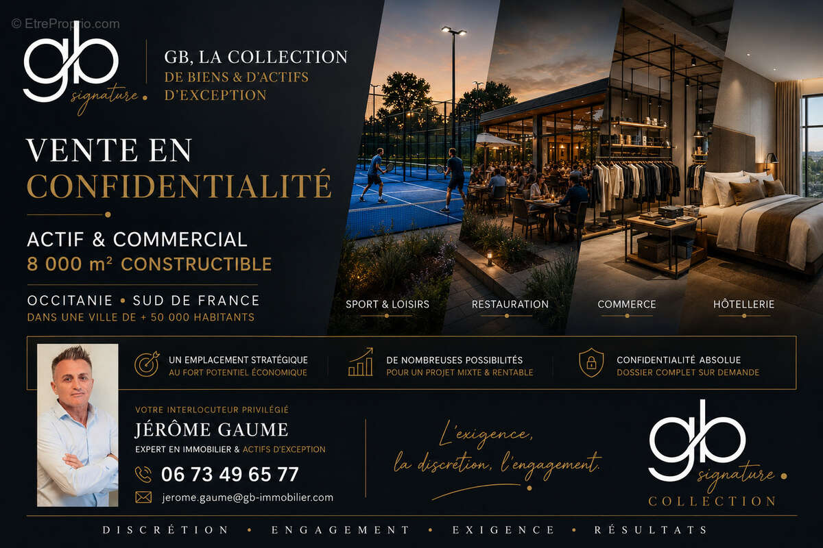 Actif immobilier et commercial   8 000 m2 constructibles   occitanie   sud de la france   murs et fonds de com - photo 4