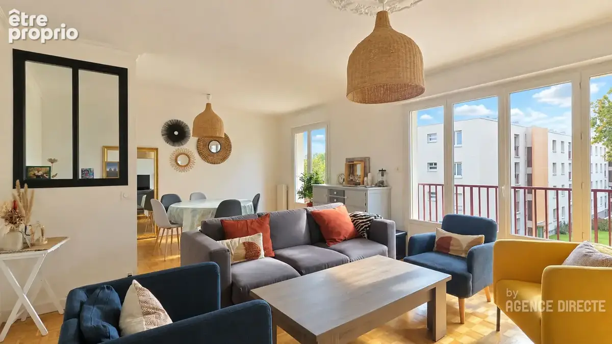 Appartement Rennes 5 pièce(s) 90 m2 Terasse et place de parking - photo 11