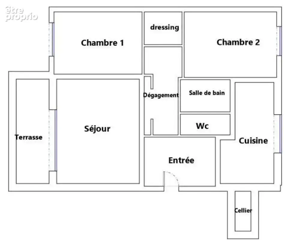 VILLEURBANNE / LIMITE MONTCHAT – Place Ronde – Spacieux T3 de 85 m2 traversant avec balcon - photo 9