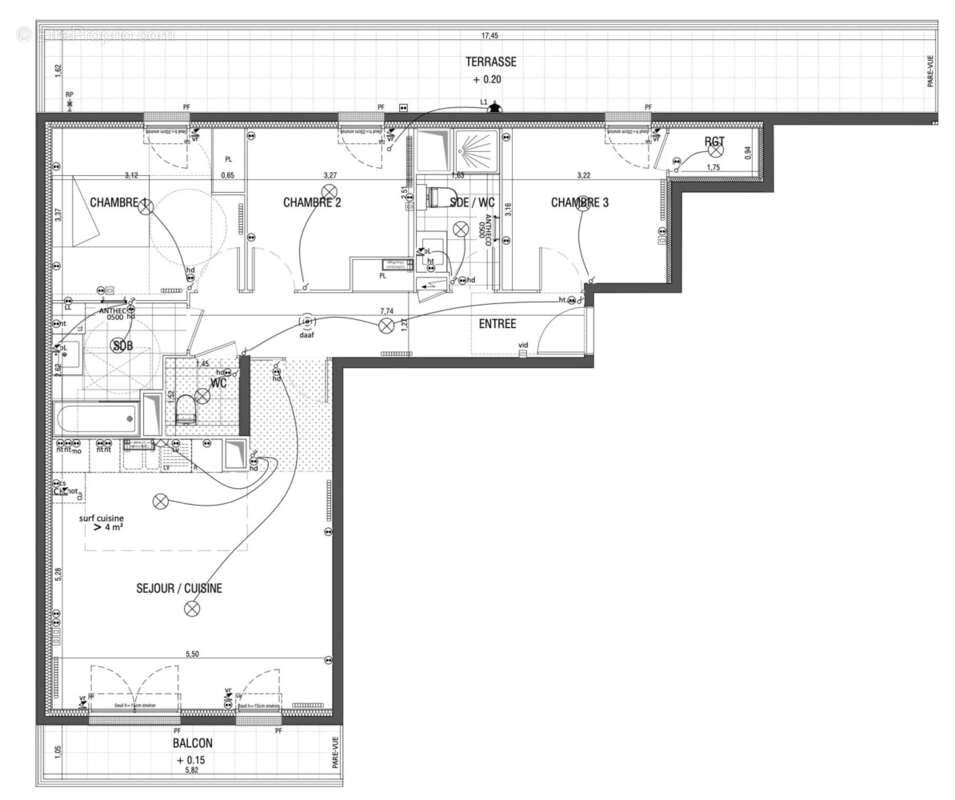 Appartement à SAINT-GERMAIN-EN-LAYE
