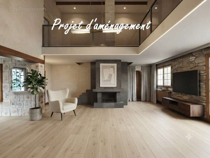 LONGVILLIERS (78) Maison d'Architecte de 240 m² à vendre 7 pièces. 3 chambres et jardin 1677 M² clos - photo 2