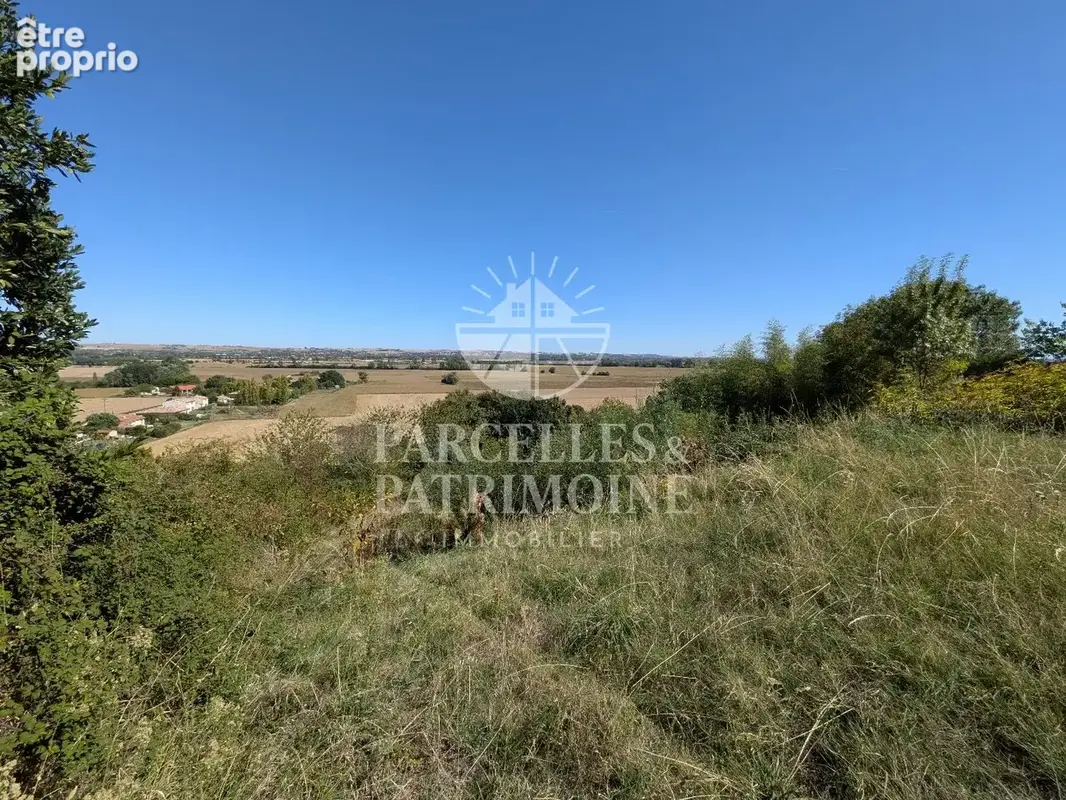 PUYDANIEL : Terrain viabilisé de 982m² avec vue dégagée - photo 3