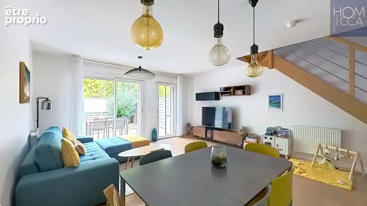 69410 champagne-au-mont-d'or - centre - appartement t3 duplex type maison de ville +garage+ parking - photo 5