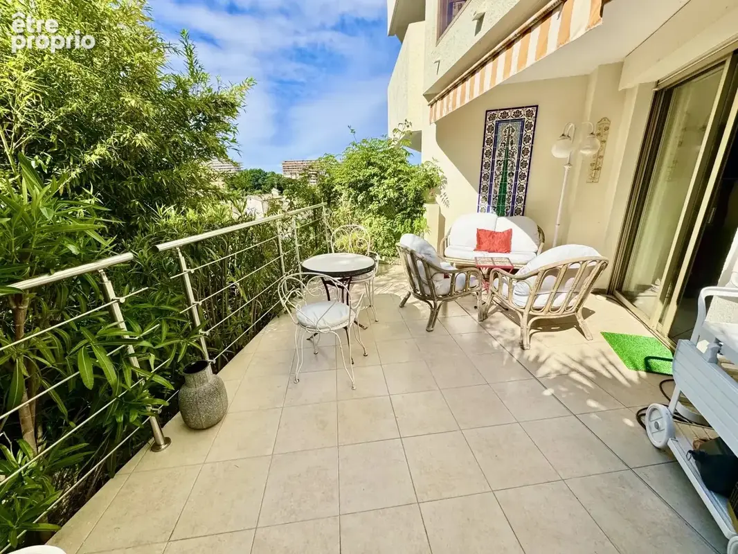 Le Cannet vente 2 pièces avec terrasses et jardin - photo 2