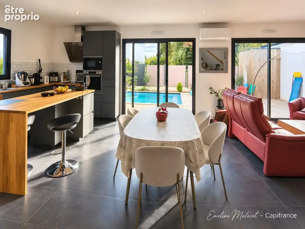 CENON – Maison 2022 DPE A/A – 127 m² – 4 chambres + bureau – Piscine – Garage - photo 4