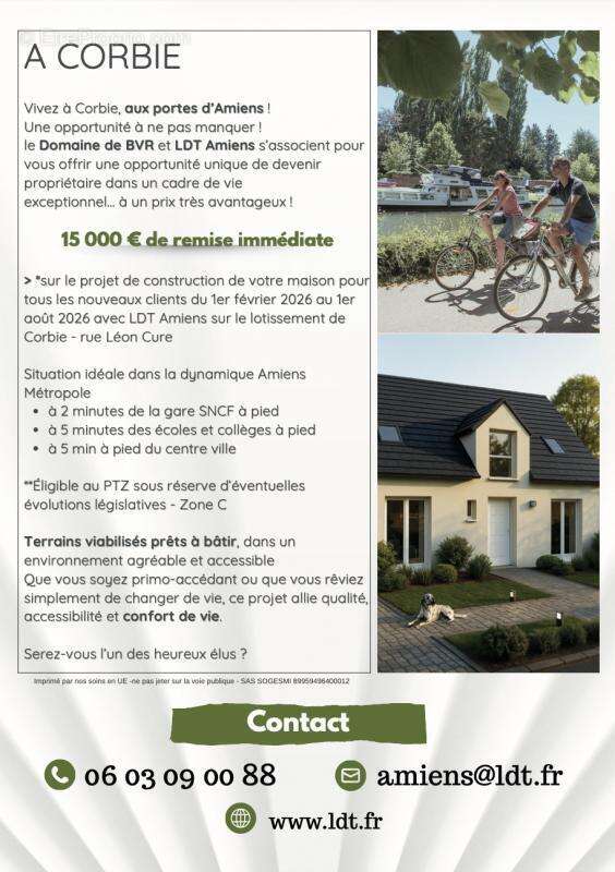 Terrain à CORBIE