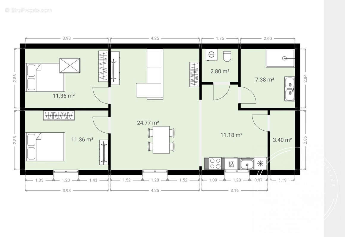 Appartement à SEURRE