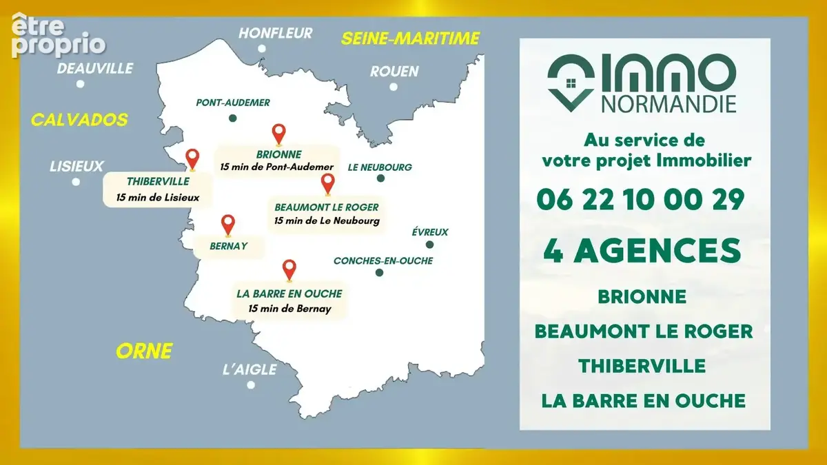 Terrain dans Bernay proche rocade - 1ha dont 2400m2 constructible - non viabilisé - photo 6
