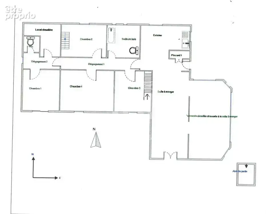 Maison familiale, 4 chambres, hameau calme,  mûrs-érigné - photo 9