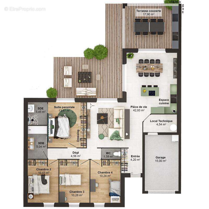 Maison 6 pièces 111 m2 - photo 9