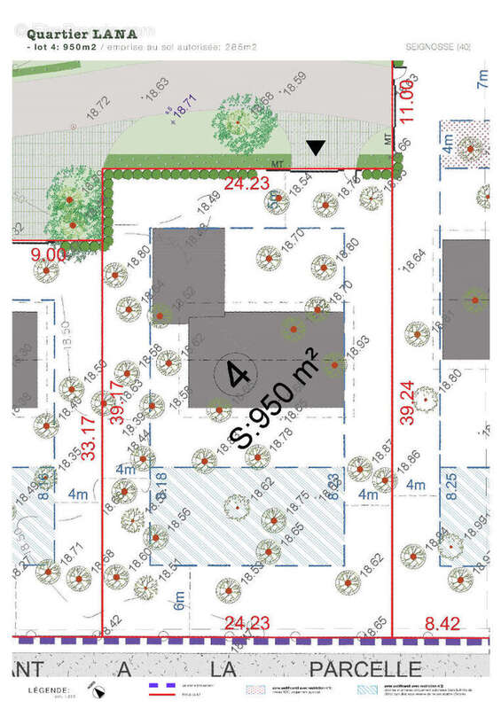 Terrain à SEIGNOSSE