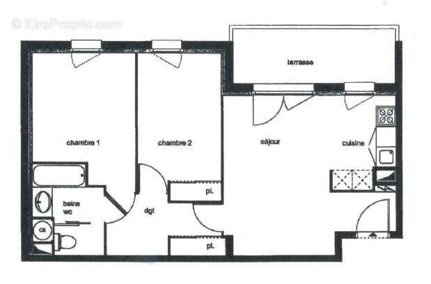 Appartement à LA CHAUSSEE-SAINT-VICTOR