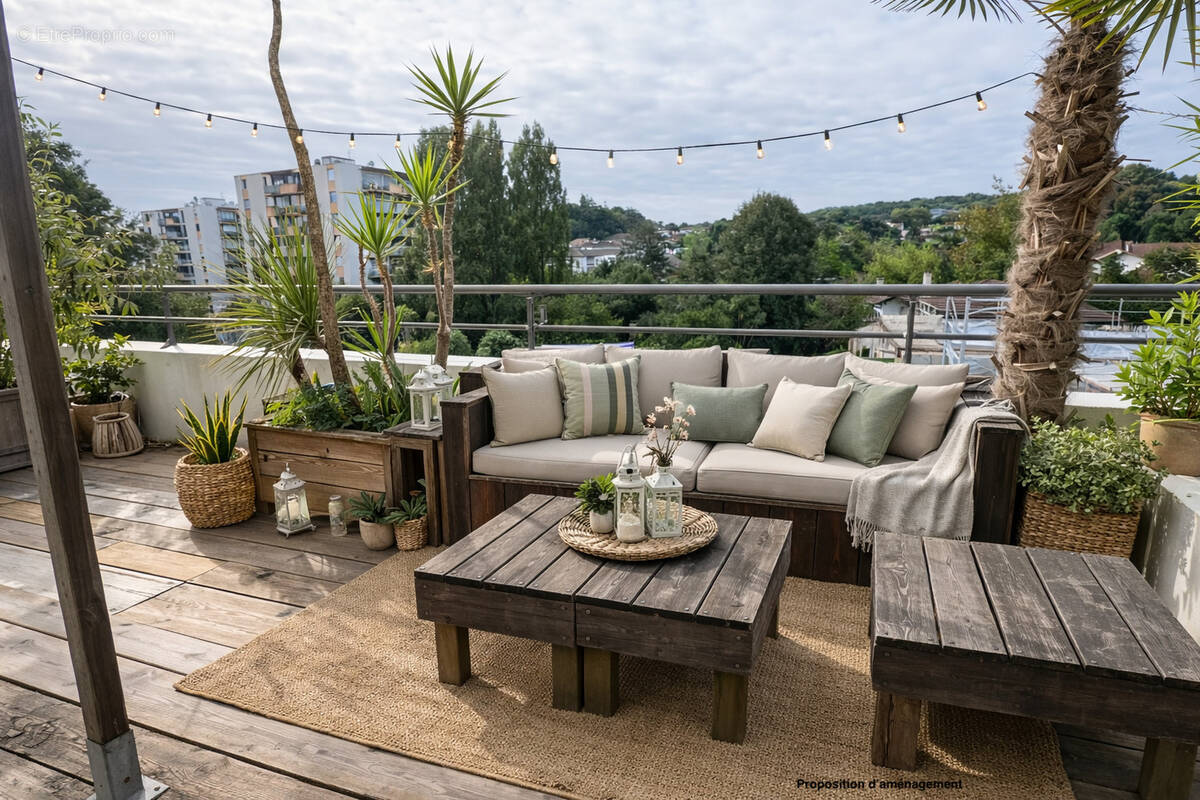 Terrasse ensoleillée et détente moderne - Appartement à ANGLET