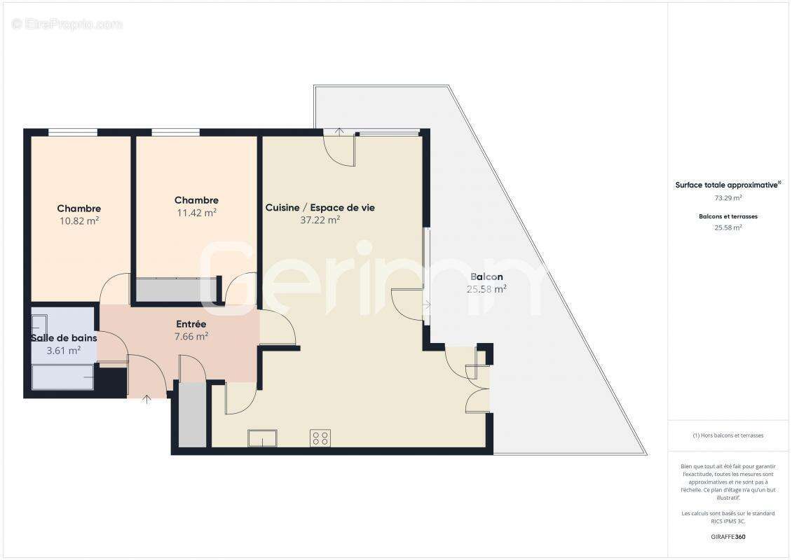 Appartement à SAINT-MARTIN-D'HERES