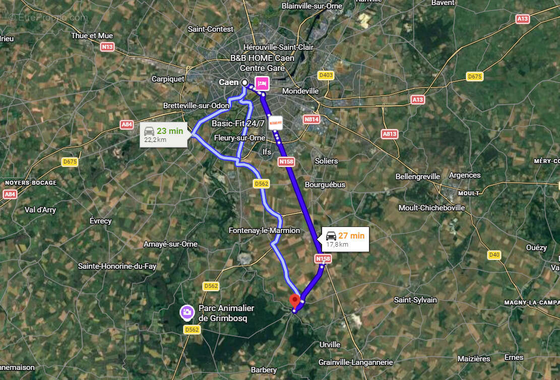 Terrain à BRETTEVILLE-SUR-LAIZE