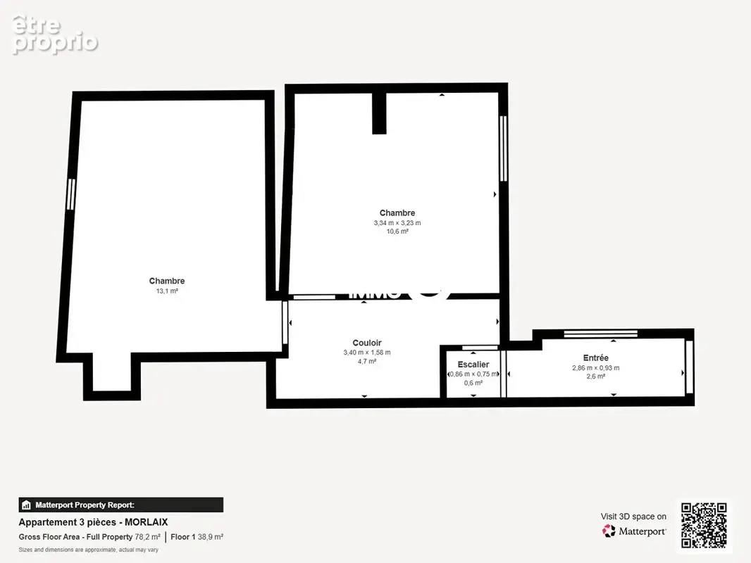 Appartement 3 pièces - CENTRE VILLE -  MORLAIX - photo 12