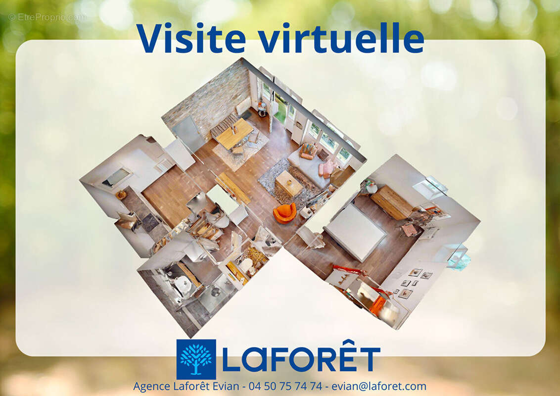 Appartement Evian Les Bains 2 pièces 55.72m² au calme et proche centre-ville - photo 15