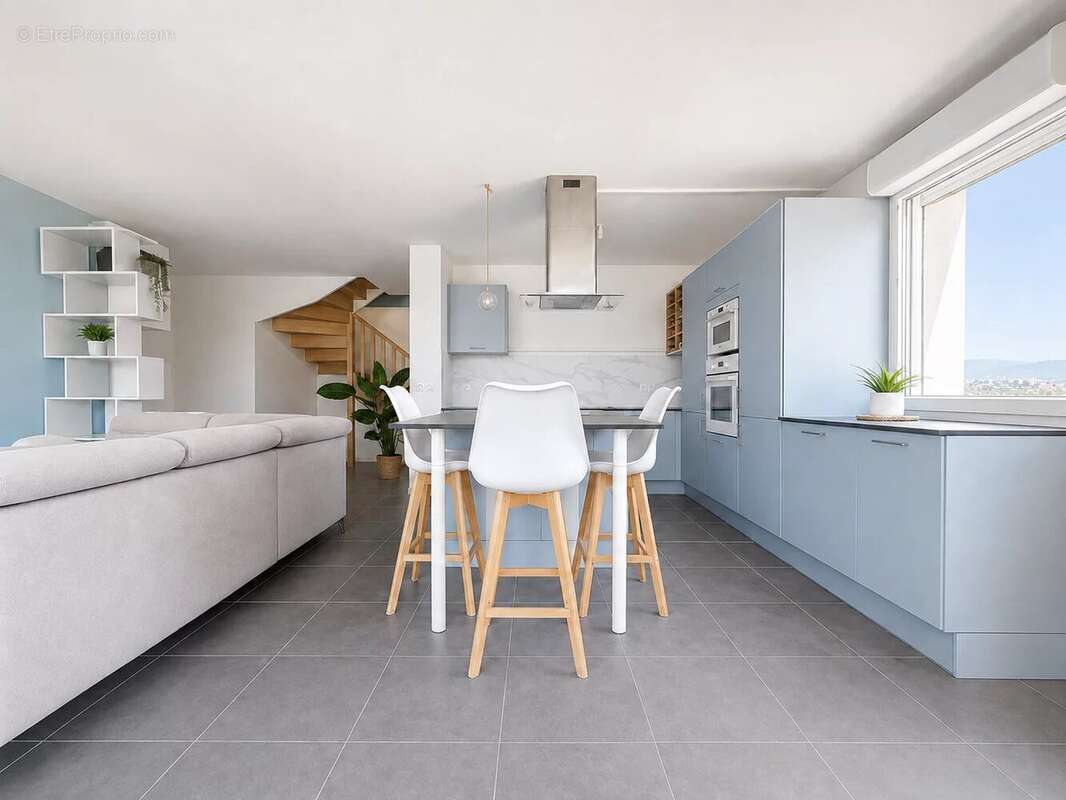 Duplex en toit-terrasse – dernier étage – vue panoramique – 3 chambres - photo 7