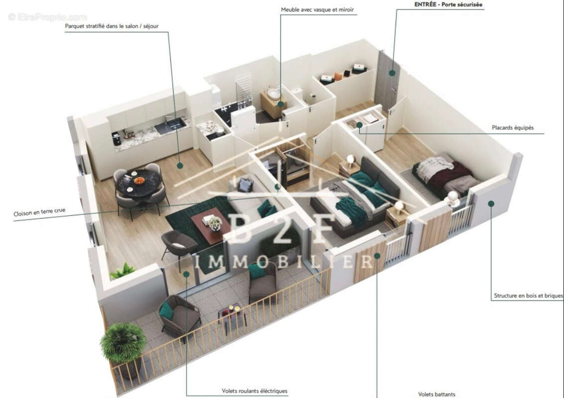 Appartement à BIGANOS