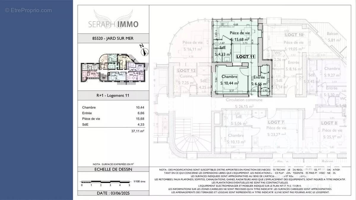 Appartement à JARD-SUR-MER