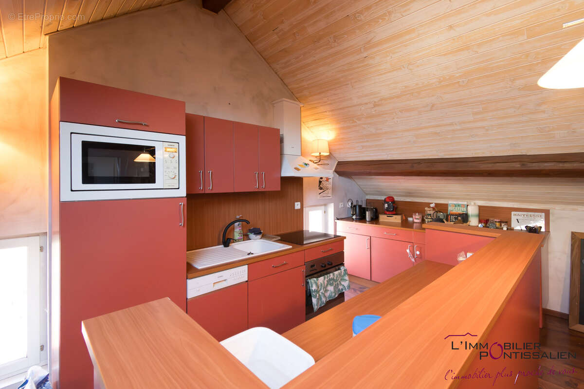 Pontarlier - centre ville : appartement atypique de type 2 avec cave - photo 5