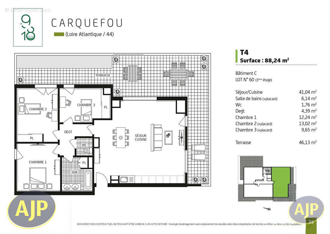 Appartement à CARQUEFOU