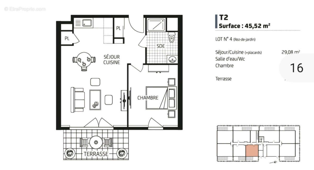 Appartement à QUIMPER