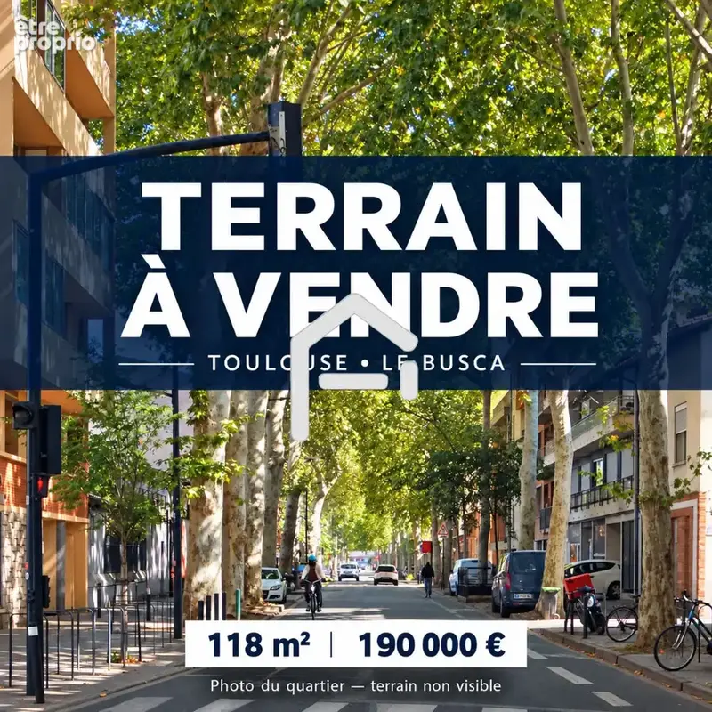 Terrain 118 m² à vendre à Toulouse (31400) - photo 1