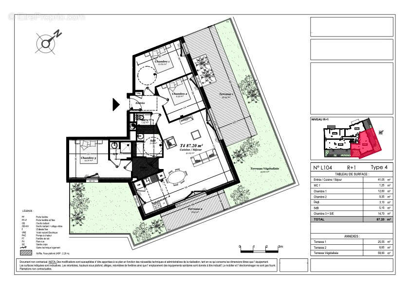 Appartement à LA BOUILLIE