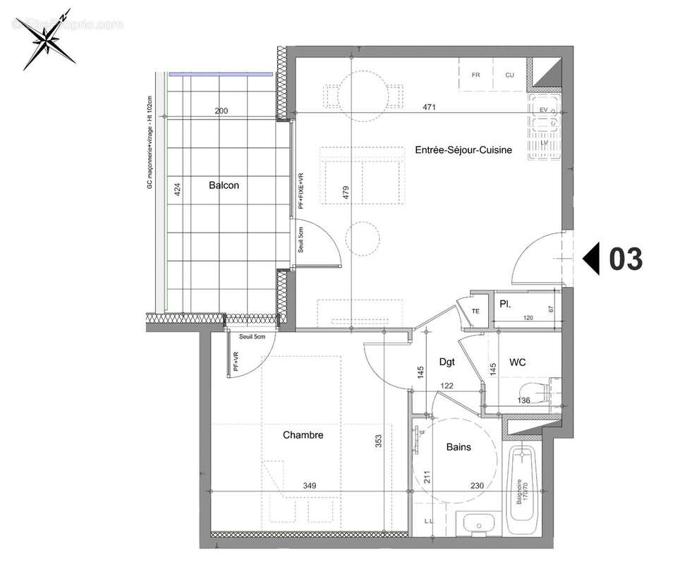 Appartement à THONON-LES-BAINS