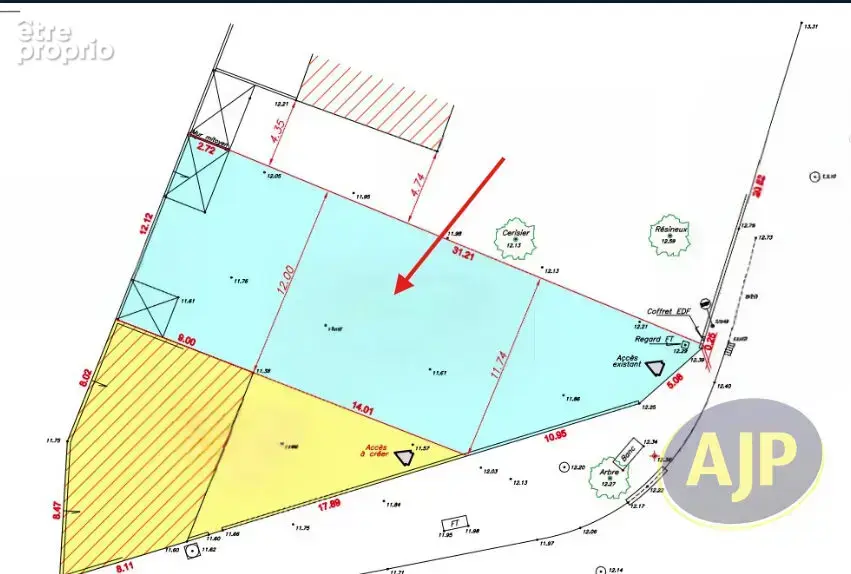 Terrain Brem Sur Mer 352 m2 - photo 2