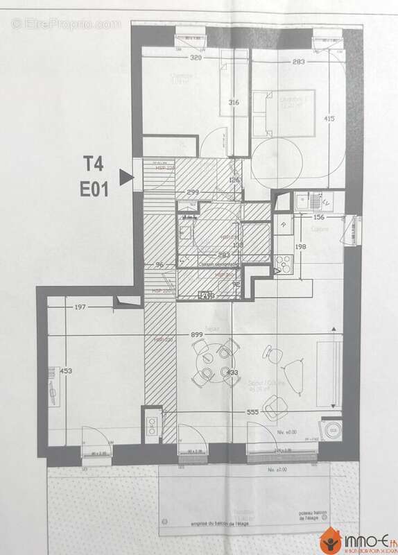 Appartement 82 m² à Coupvray  - photo 3
