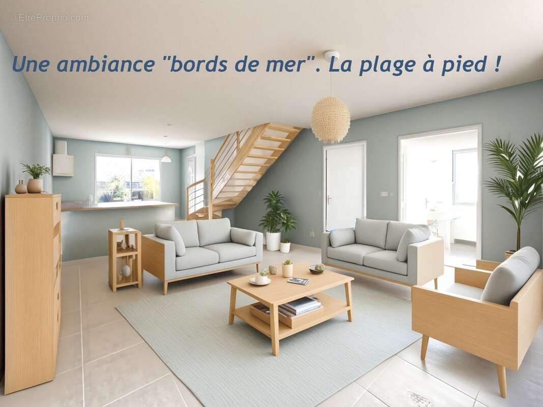 Saint marc sur mer - plage a pied - maison loft 3 chambres - garage & parking - livraison printemps - photo 3