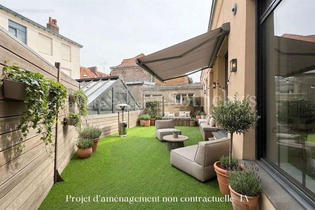 Vieux Lille, triangle d'or, appartement 95m2, terrasse - photo 2