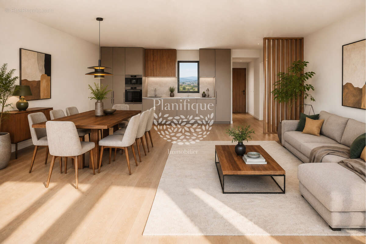 Un appartement trois pièces lumineux aux portes de la Suisse - photo 2