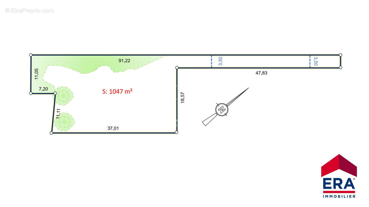 Terrain plat constructible royan centre - proche commerces et ecole - photo 2