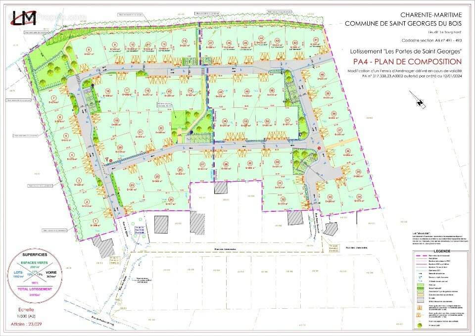 Terrain 202 m² à Saint-Georges-Du-Bois  - photo 2