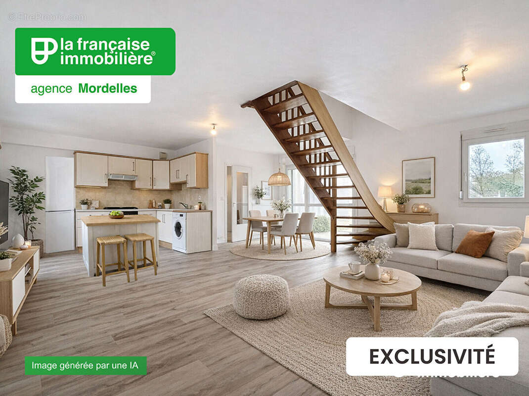 A VENDRE - Centre bourg Mordelles - Duplex de 65 m² habitables et 78.5 m² au sol - photo 5