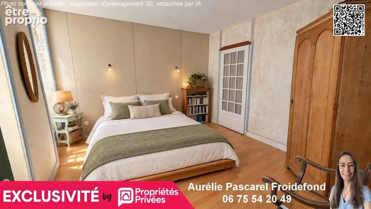 98 990 euros - voutezac (19130) - maison de village t4 d'environ 72m2, 3 chambres, avec cave et terrasse sur terrain de 205m² - photo 15