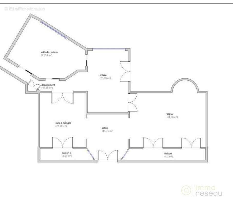 Appartement à PARIS-16E