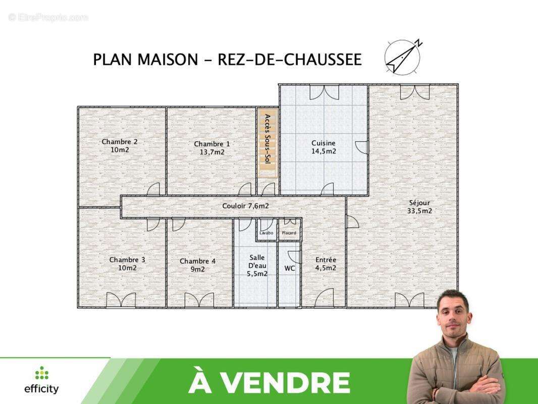 Maison 127 m² à Fontaine-Le-Comte  - photo 18