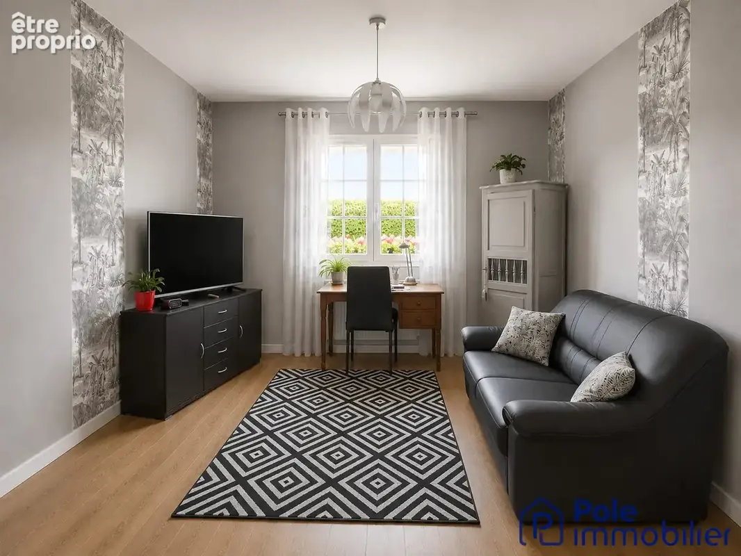 Troarn maison- chambre en rez de chaussée