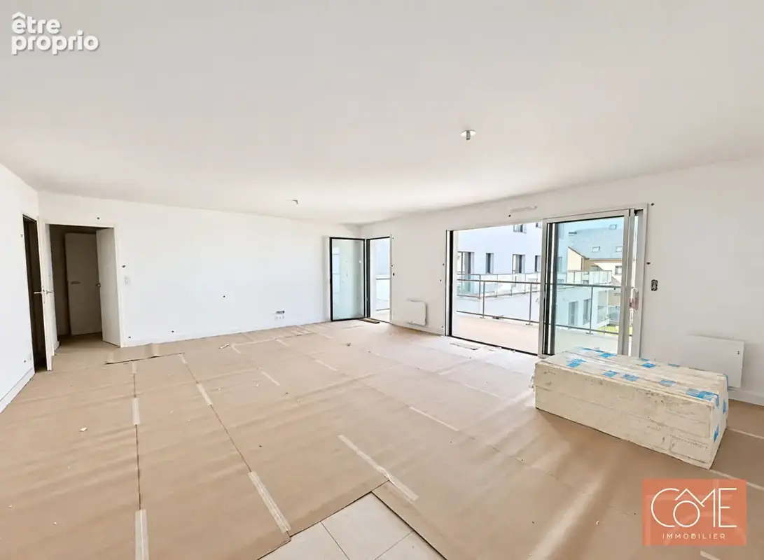 Grand type 3 neuf de 91,5m² - terrasse ouest de 18 m² - 3eme etage sur 4 - 2 boxs - centre-ville - calme sur jardin - saint-grég - photo 4