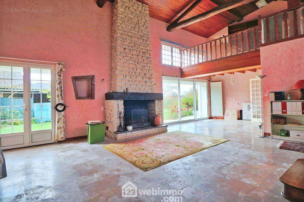 Avec plafond cathédrale, - Maison à SAINT-GAUDENT