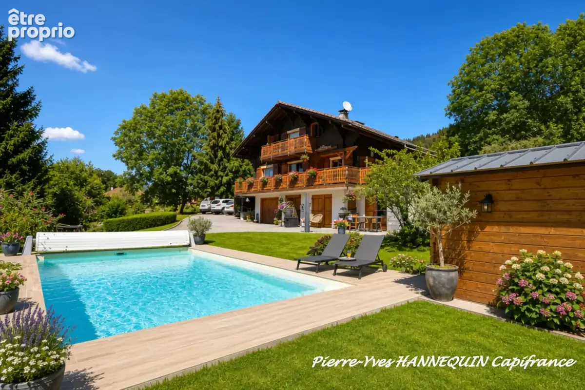 Chalet avec vue panoramique, piscine chauffée et T2 indépendant - photo 1