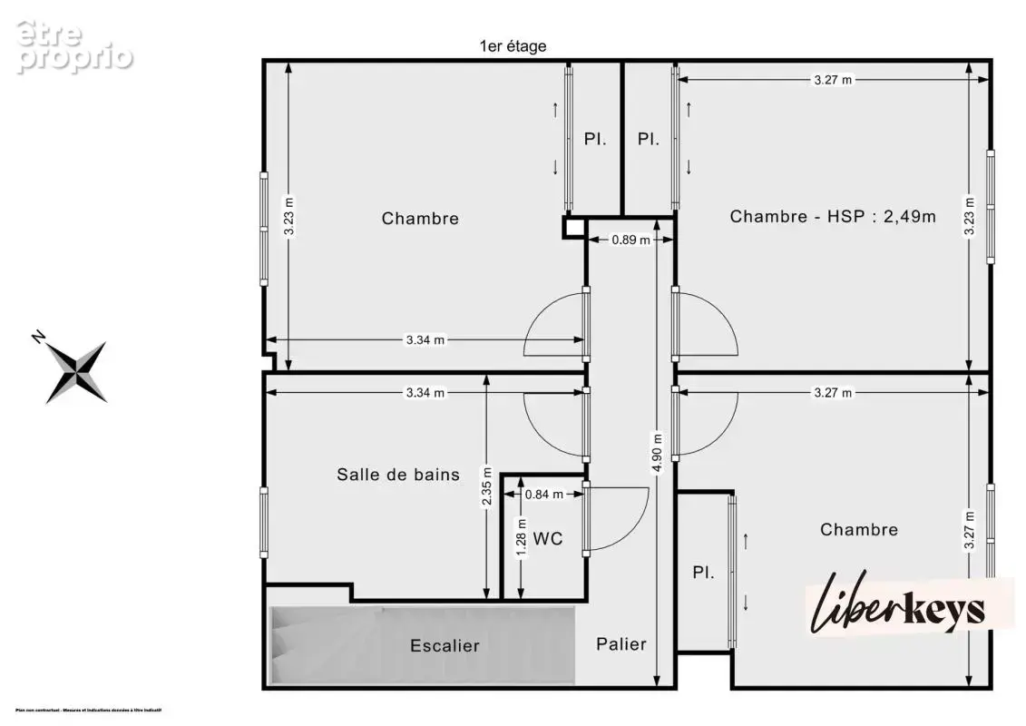 Caluire-et-Cuire – Vernay  Maison de ville 93 m² – 3 chambres – jardin - 1 box & 1 place de stationnement - photo 12