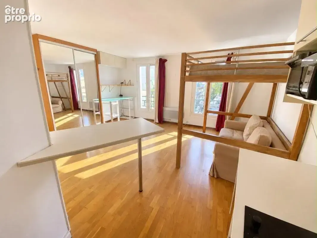 Paris 18ᵉ – 27 m² – plein sud – vue dégagée – cave – cellier - photo 3