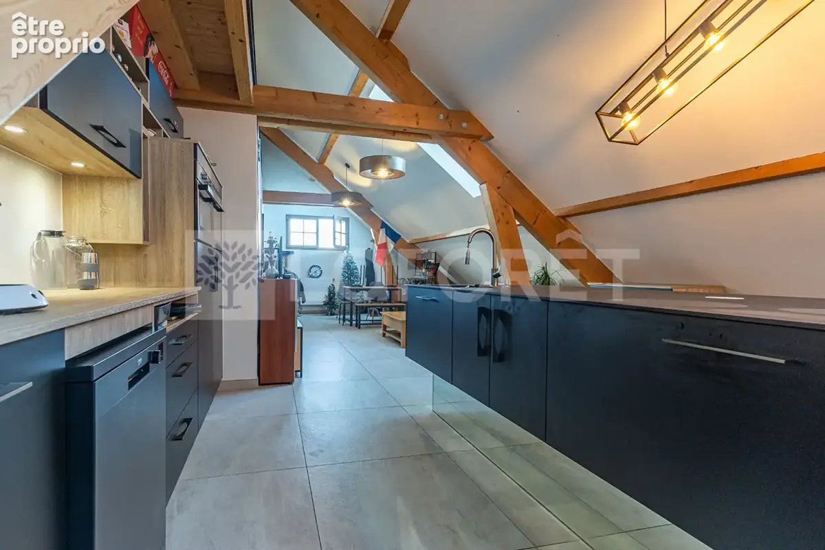 Agence immobiliere laforet - "dodonea" - annecy / seynod - appartement duplex t5 de 189,4m² au sol et 119m²  loi carrez - cave - - photo 4